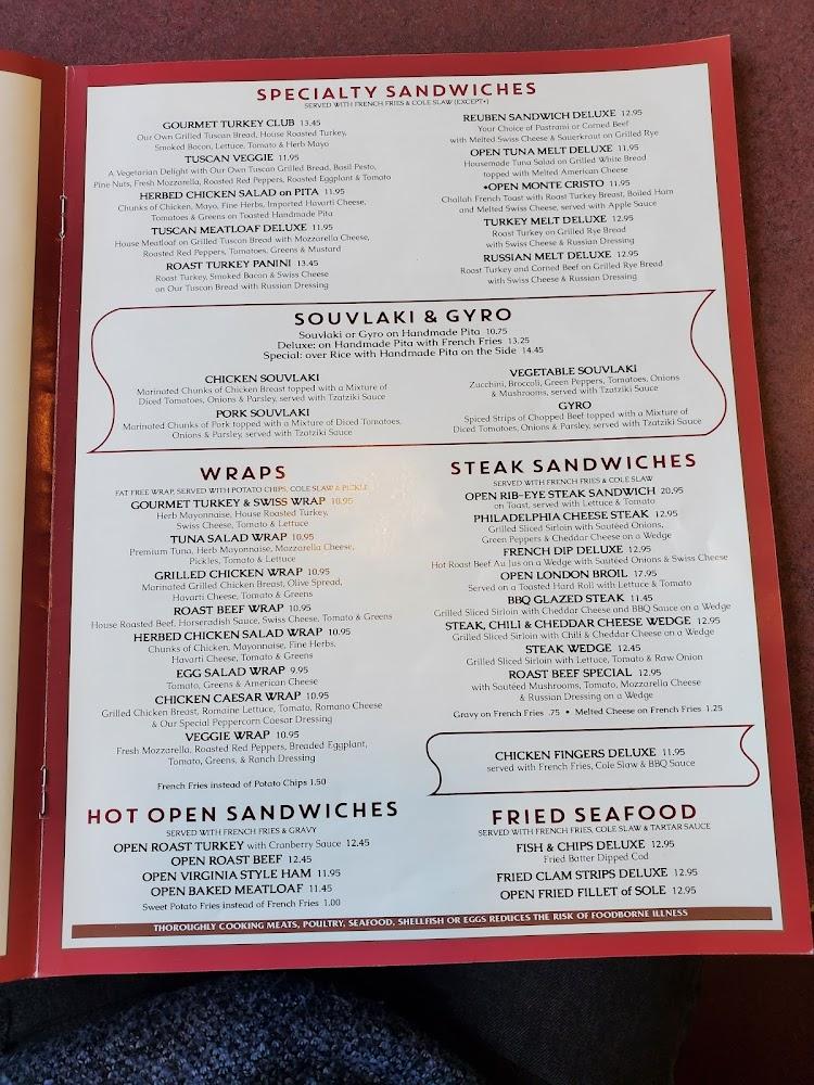 Penny's Diner & Restaurant III Menu image 1
